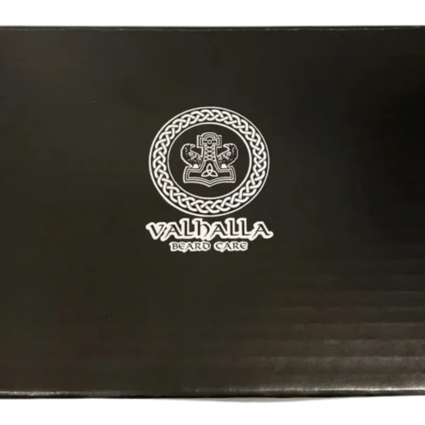 A black box with the logo of valhalla.