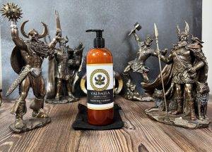Beard and Hair Conditioner - 16 oz, by Valhalla Beard Care, natural sulfate-free and paraben-free formula for beard and hair conditioning
