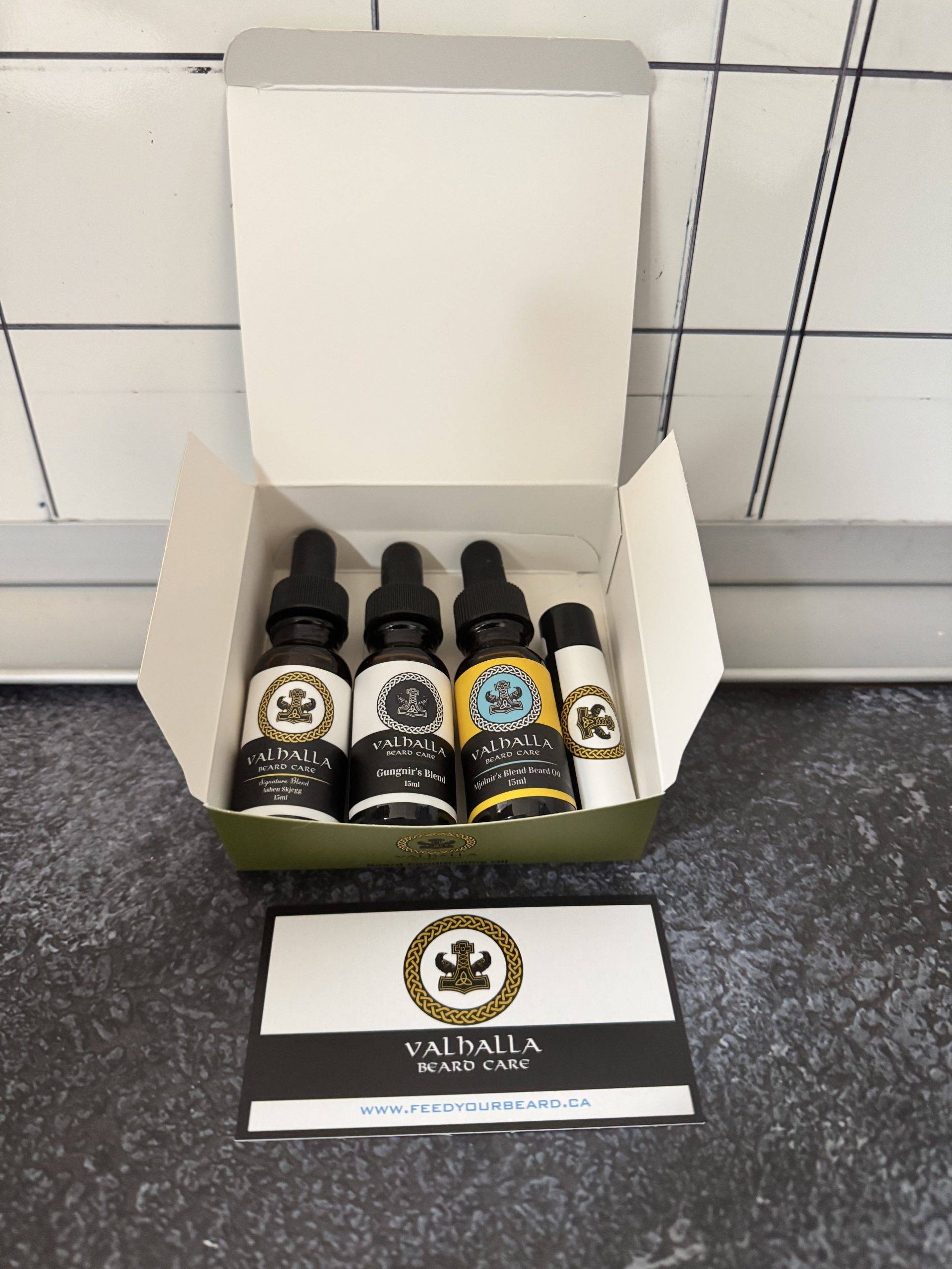 beard oil three pack
