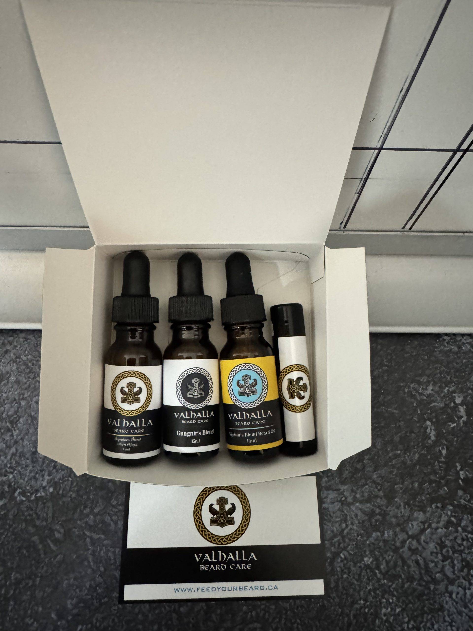 beard oil three pack