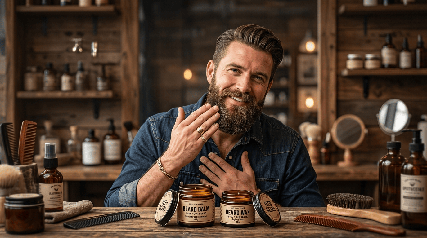 Beard Balm and Wax Together